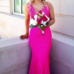 Jonathan Kane size 00 Barbie pink dress. Worn once